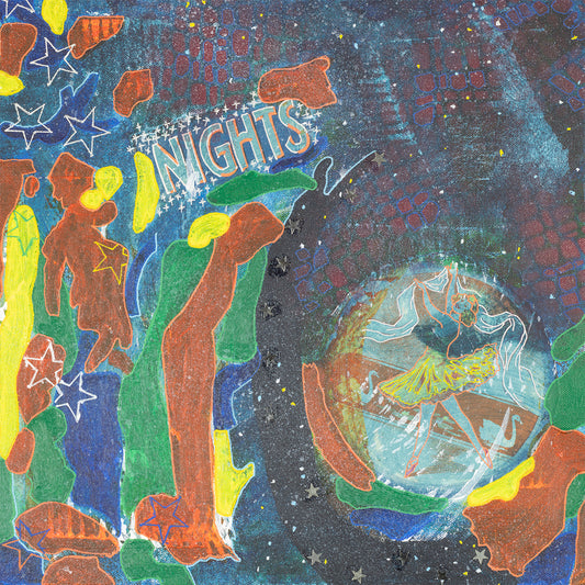 Dance of the Hours - Original Abstract Painting by Helen Simmonds