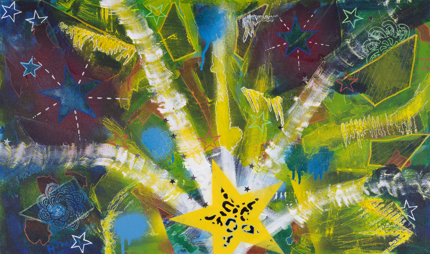 Invitation to Shine - Original on Canvas
