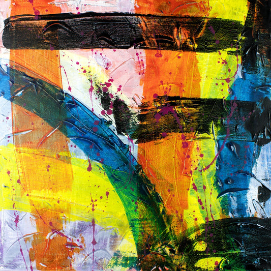 Just Dope - Original Abstract Painting by Helen Simmonds