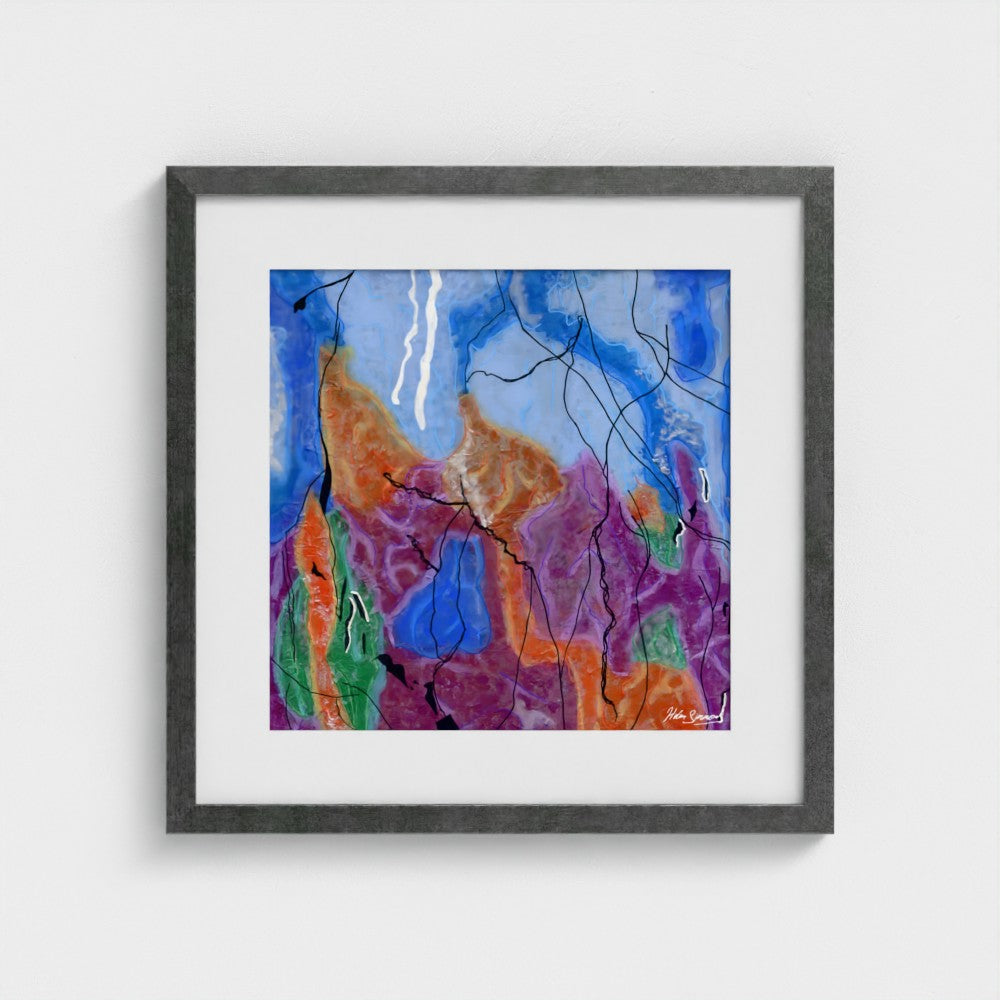 Labradorite - Paper Art Print