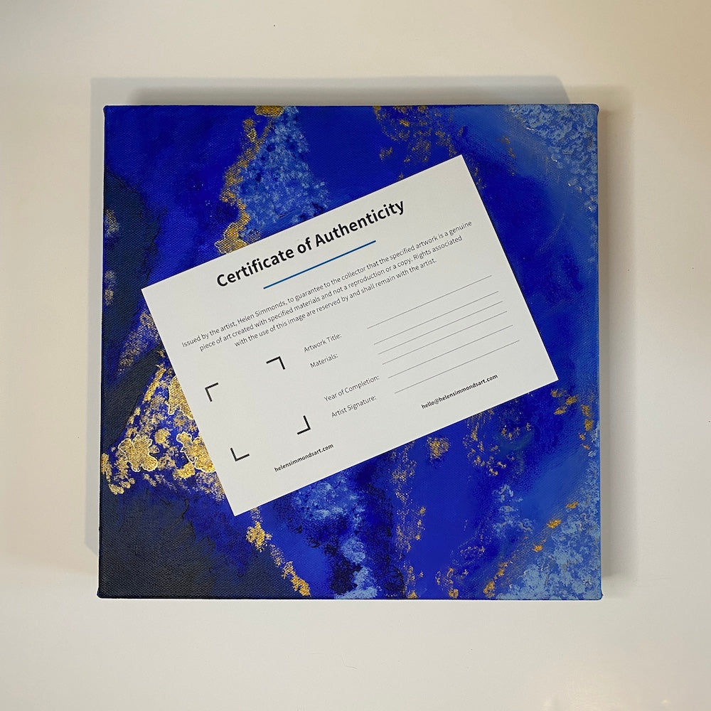 Lapis Lazuli - Original on Canvas