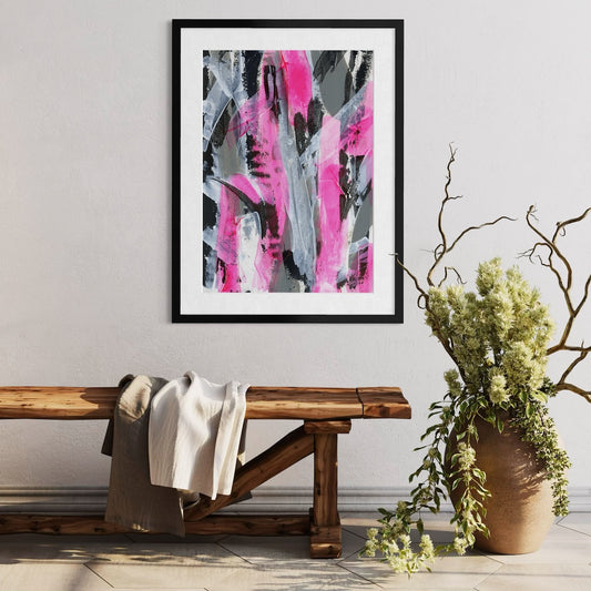 No.4 Pink - Paper Art Print