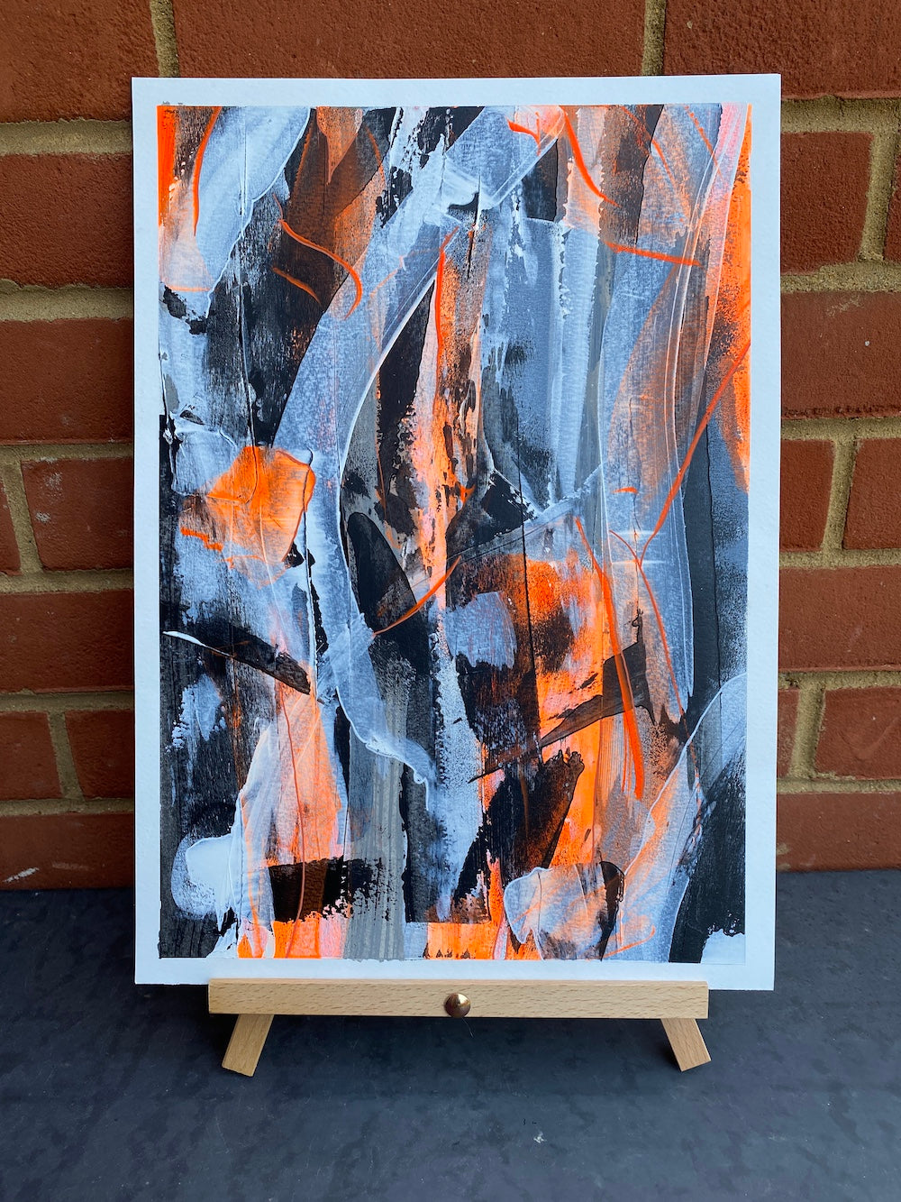No.5 Orange - Original on Paper
