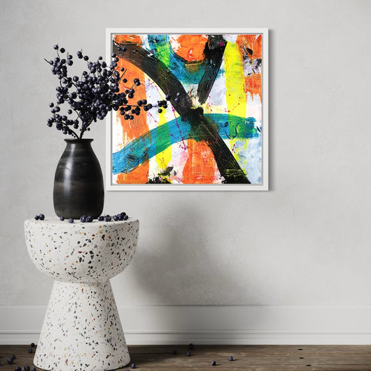 Feel the Beat - Original on Canvas by Helen Simmonds