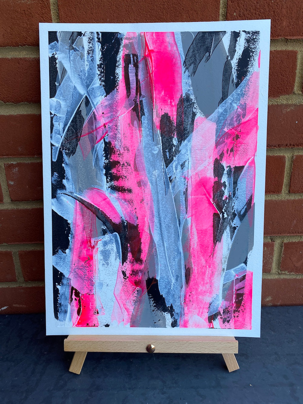 No.4 Pink - Original on Paper