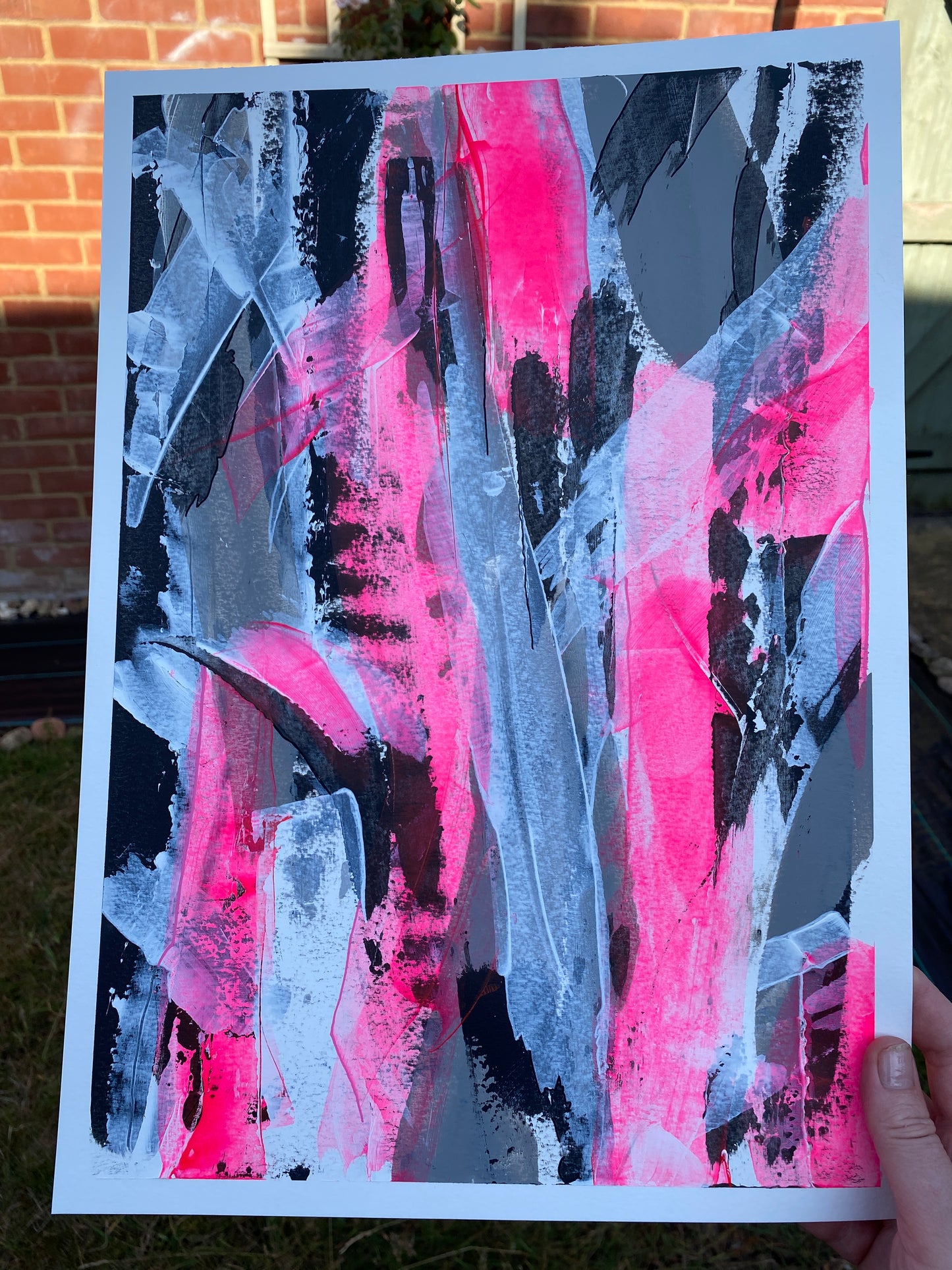 No.4 Pink - Original on Paper