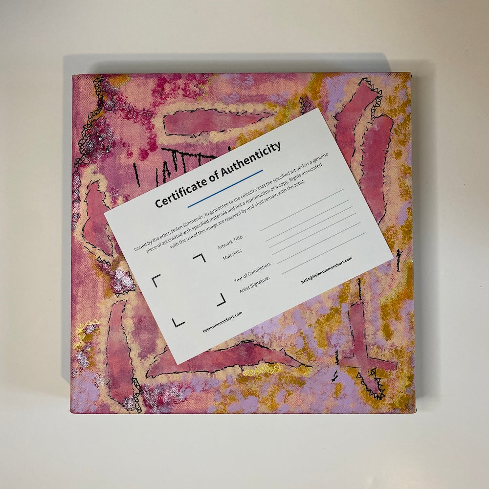 Rhodonite - Original on Canvas