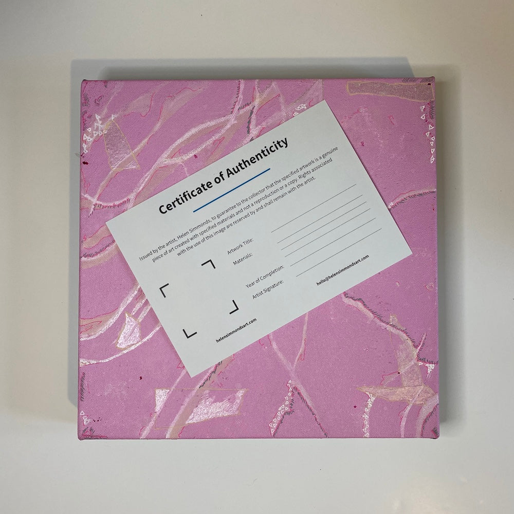 Rose Quartz - Original on Canvas