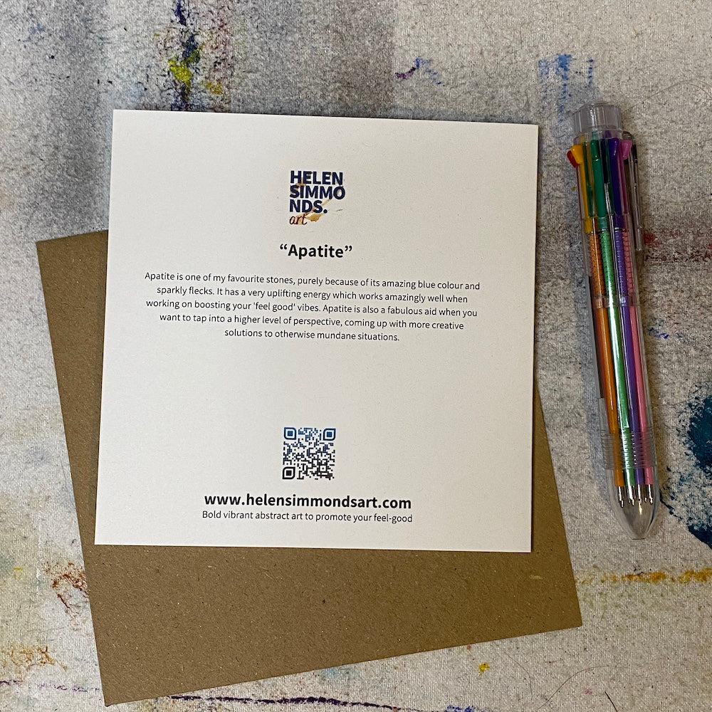 Apatite - Fine Art Greeting Card