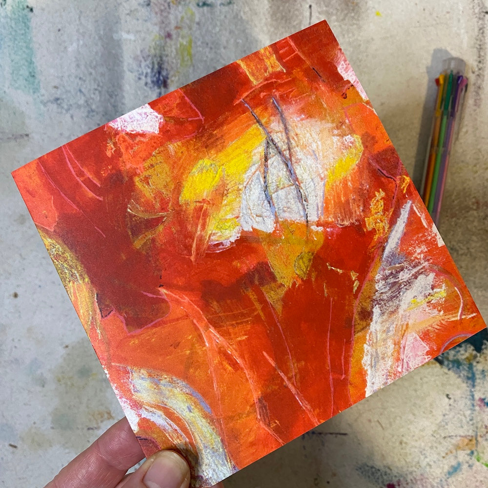 Carnelian - Fine Art Greeting Card
