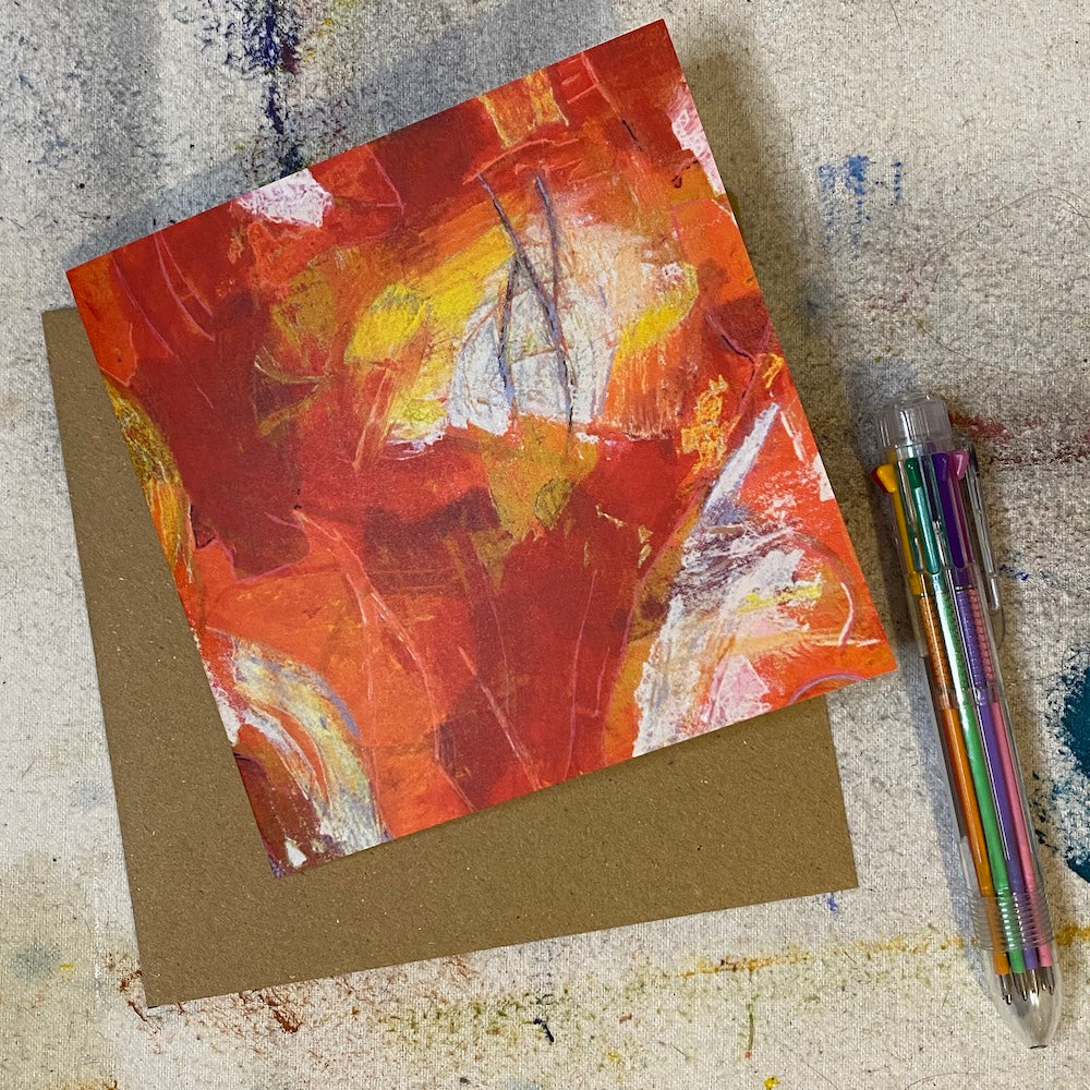 Carnelian - Fine Art Greeting Card