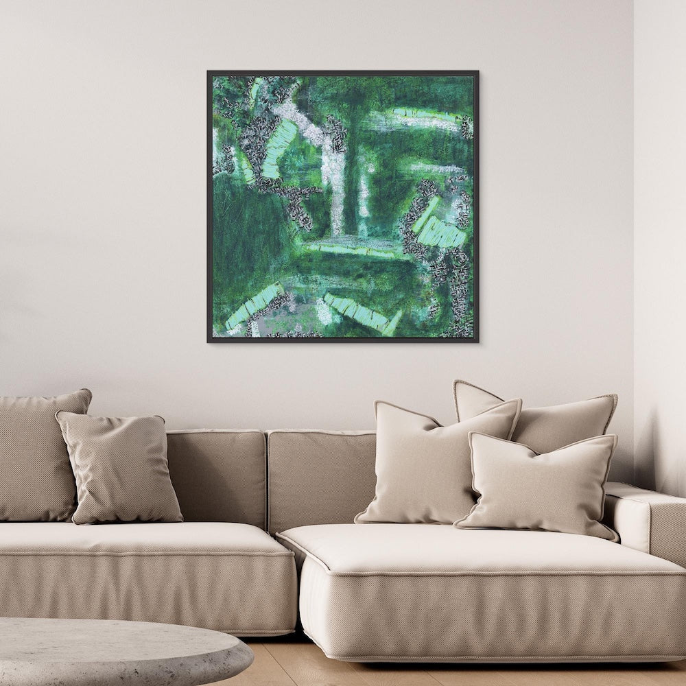 Emerald Canvas Art Print