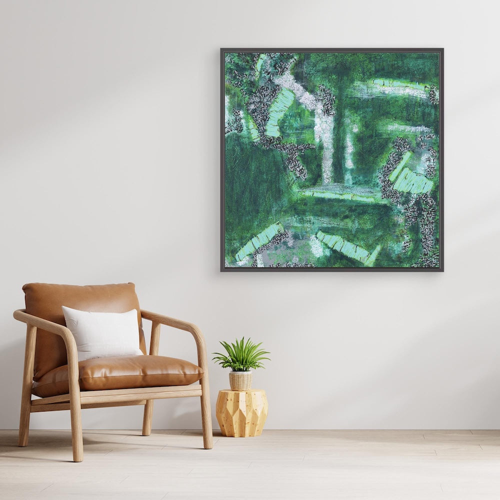 Emerald Canvas Art Print