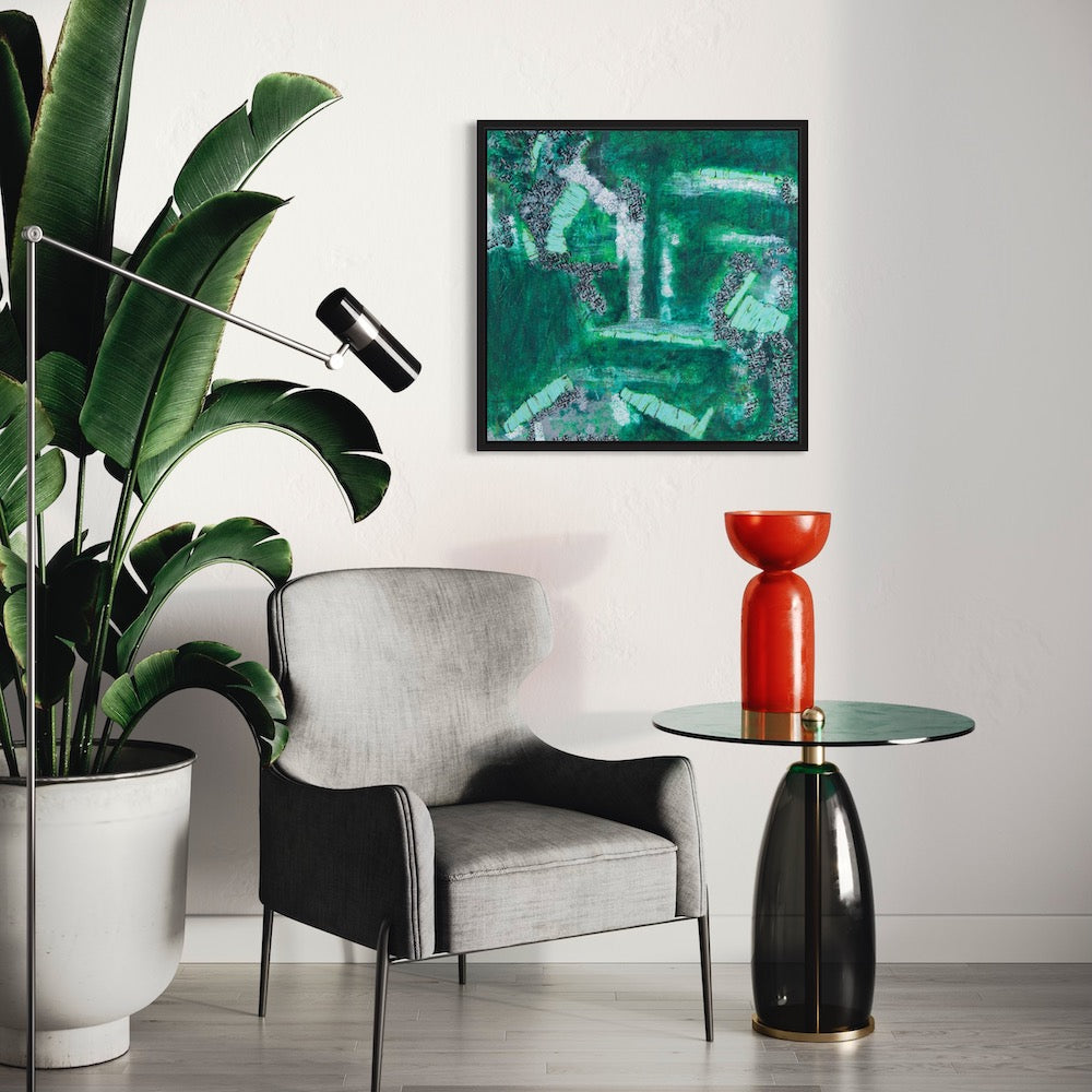 Emerald Canvas Art Print