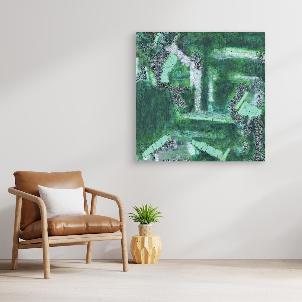 Emerald Canvas Art Print