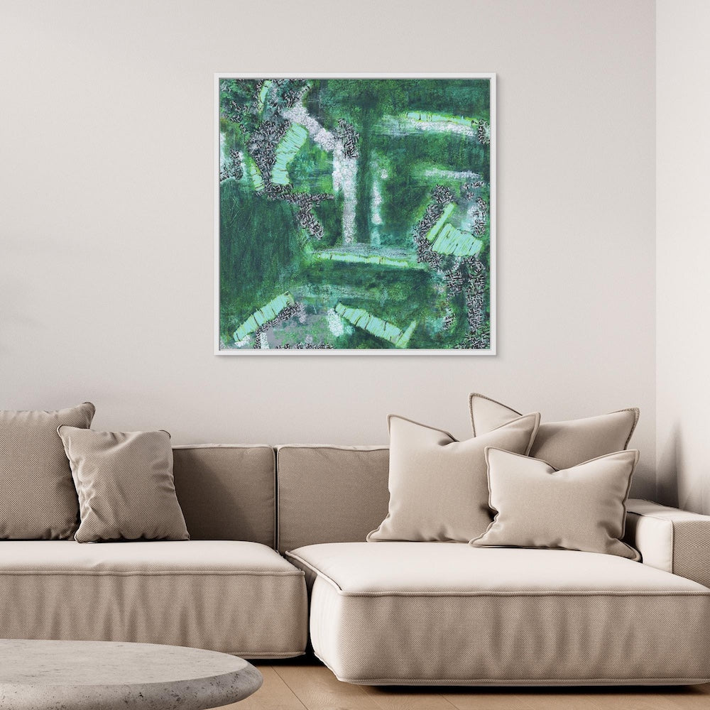 Emerald Canvas Art Print