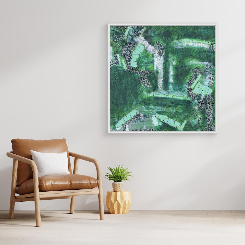 Emerald Canvas Art Print