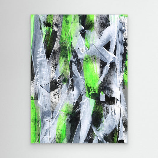 No.1 Green - Canvas Art Print