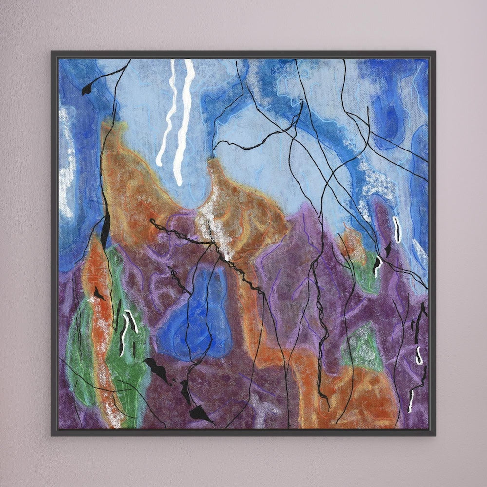 Labradorite Canvas Art Print