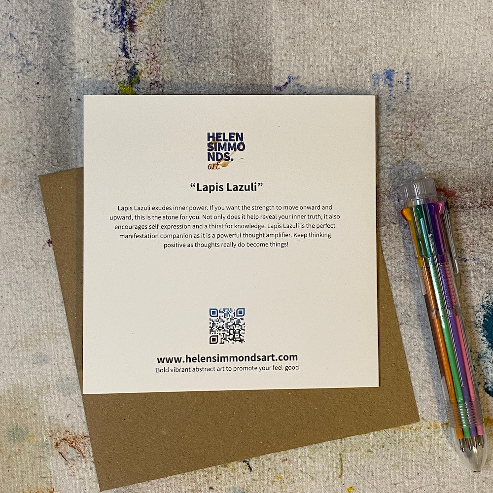 Lapis Lazuli - Fine Art Greeting Card