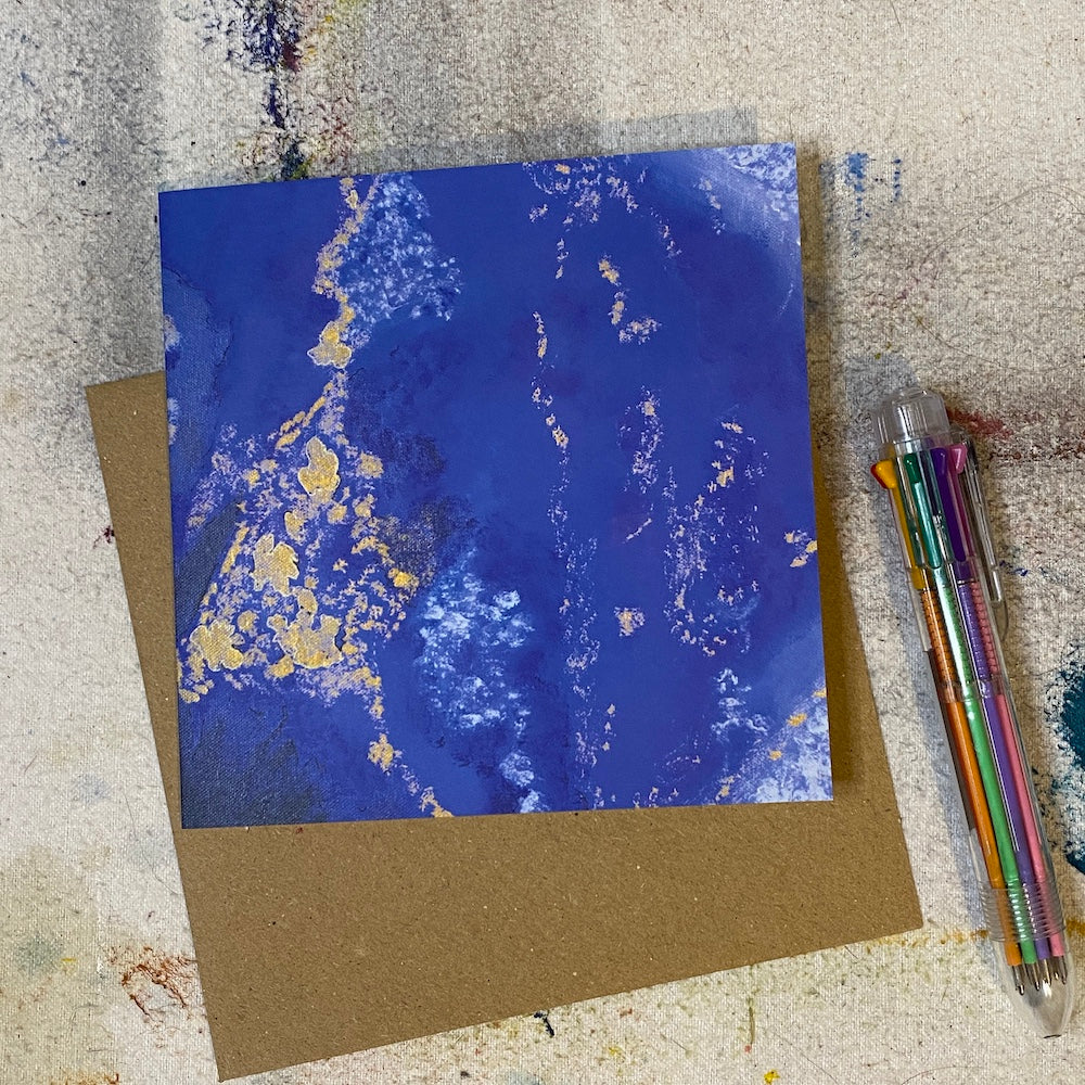 Lapis Lazuli - Fine Art Greeting Card