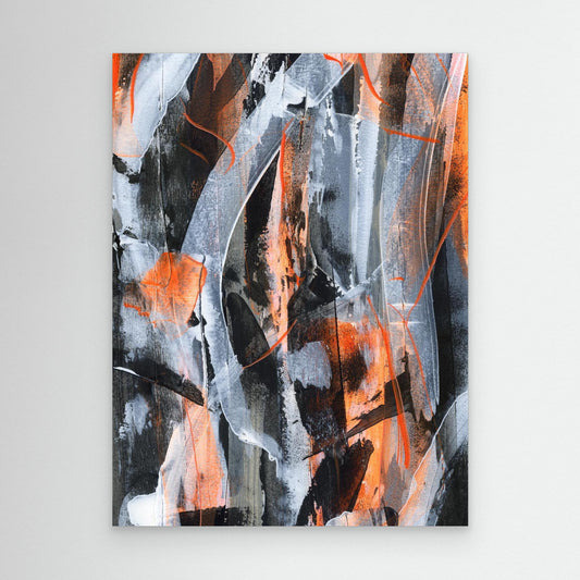 No.5 Orange - Canvas Art Print