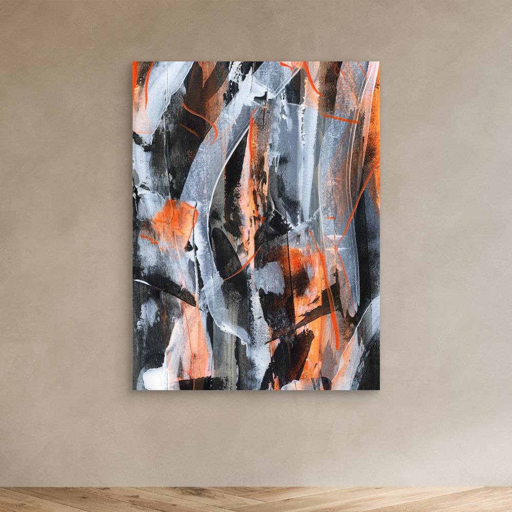No.5 Orange - Canvas Art Print
