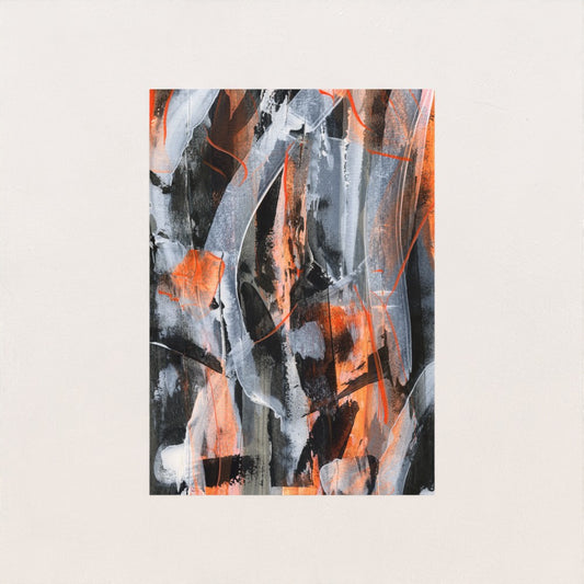 No.5 Orange - Fine Art Paper Print