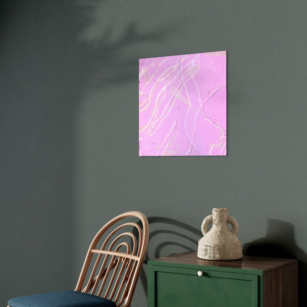 Rose Quartz - Paper Art Print