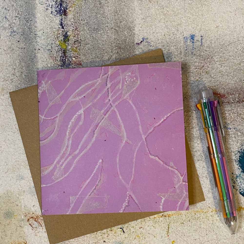 Rose Quartz - Fine Art Greeting Card