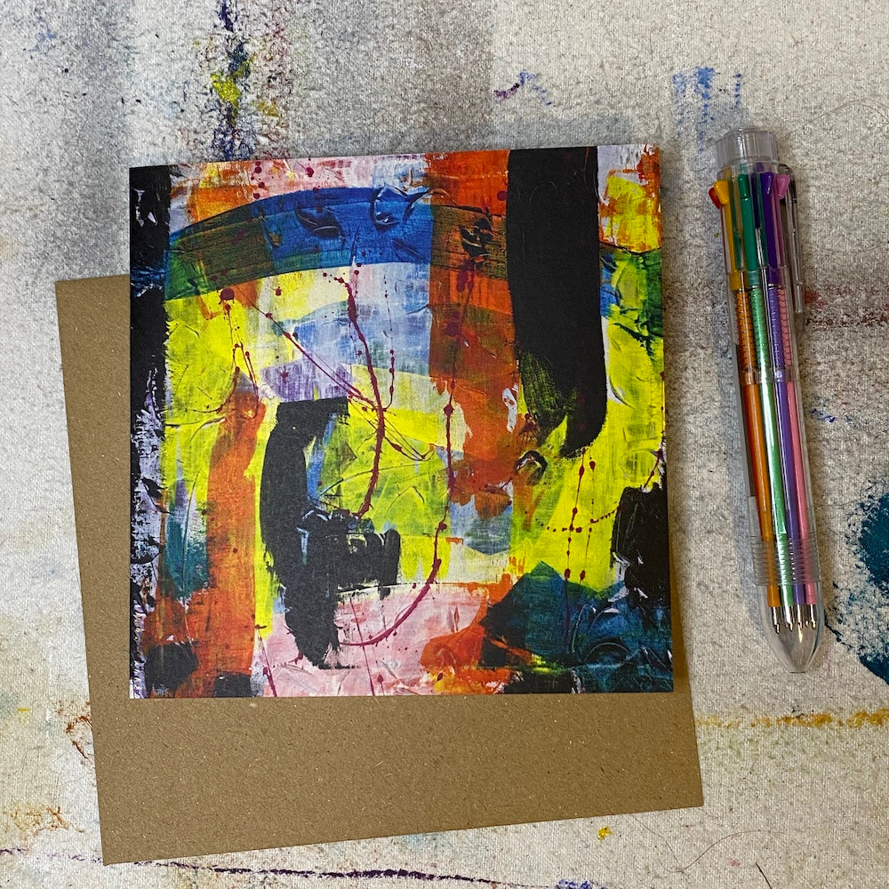 Rush - Fine Art Greeting Card