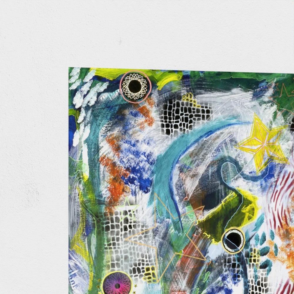 Stars and Spiros - Fine Art Paper Print