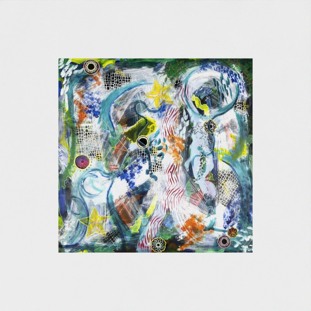 Stars and Spiros - Fine Art Paper Print