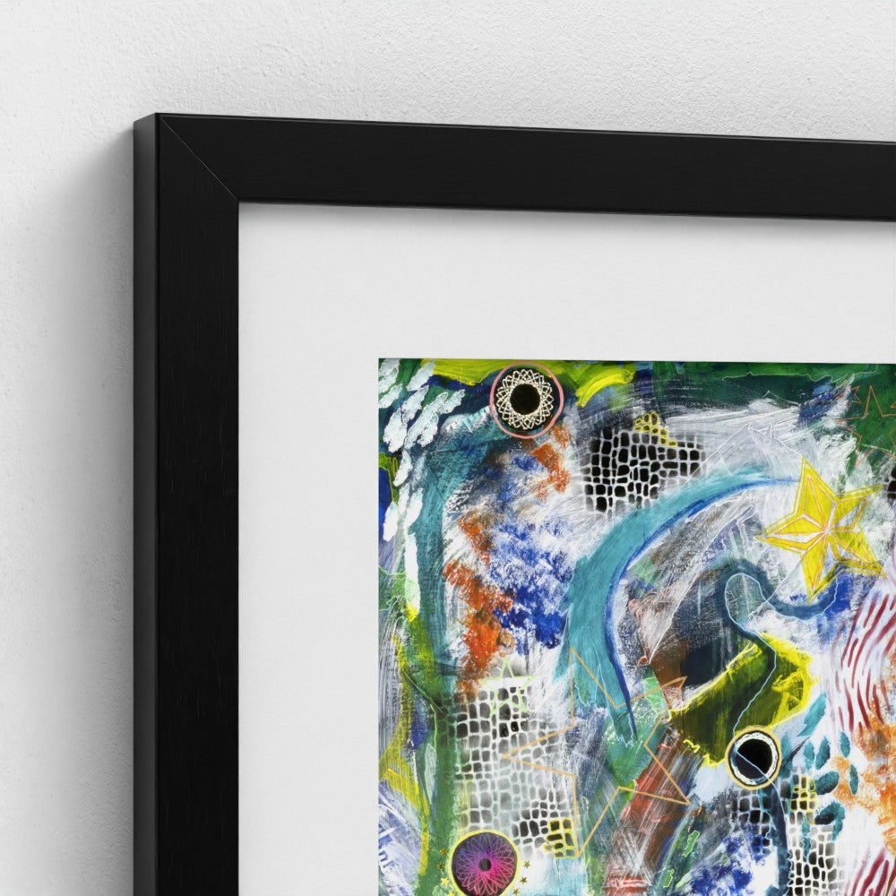 Stars and Spiros - Fine Art Paper Print