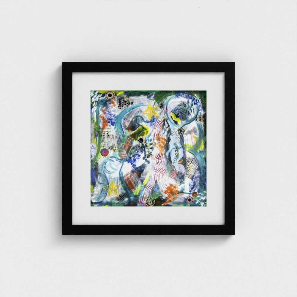 Stars and Spiros - Fine Art Paper Print