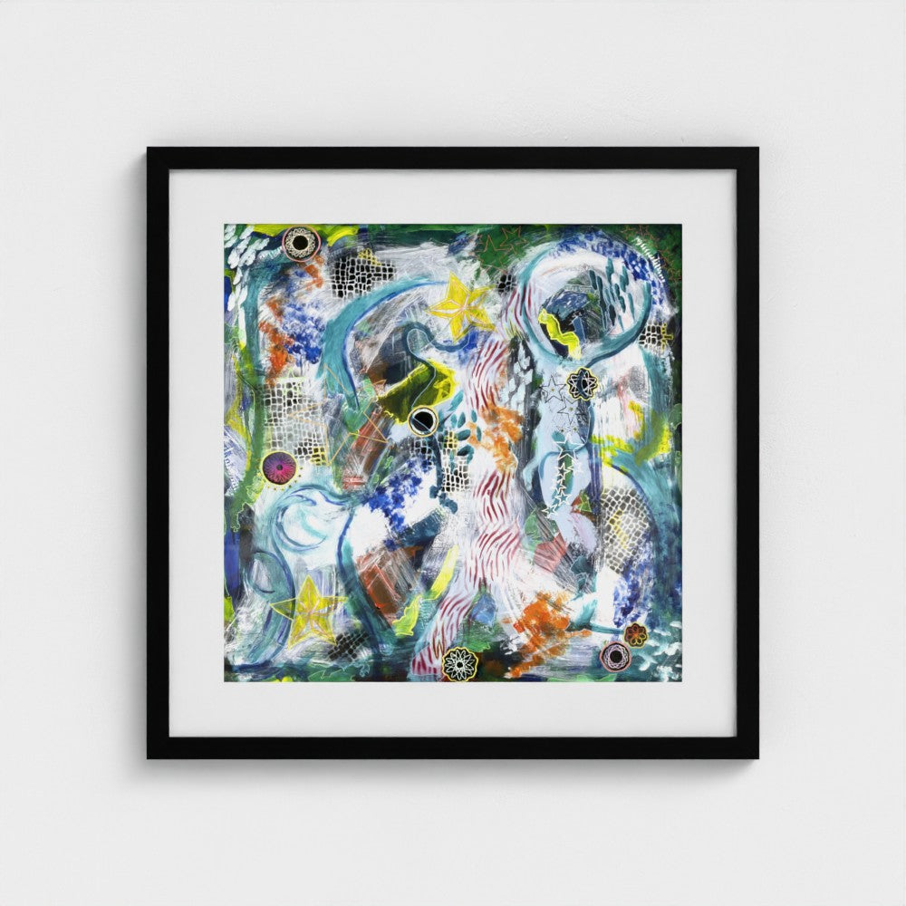 Stars and Spiros - Fine Art Paper Print