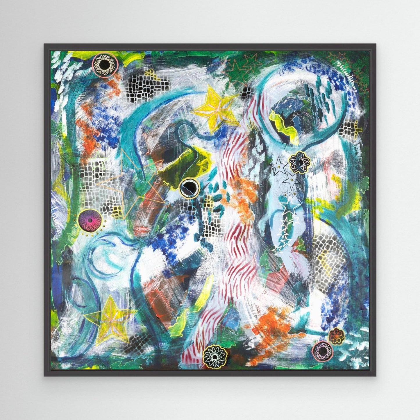 Stars and Spiros - Canvas Art Print