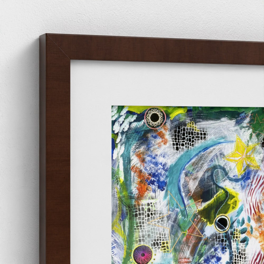 Stars and Spiros - Fine Art Paper Print