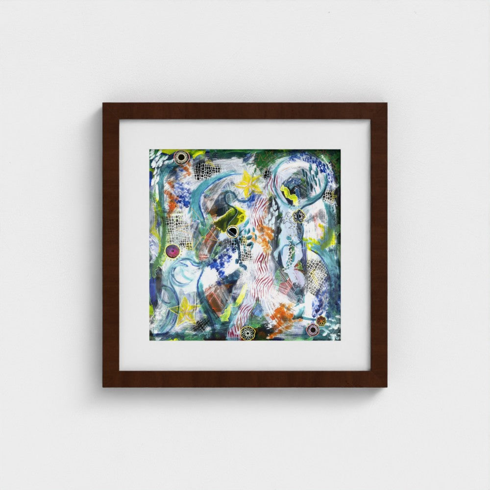 Stars and Spiros - Fine Art Paper Print