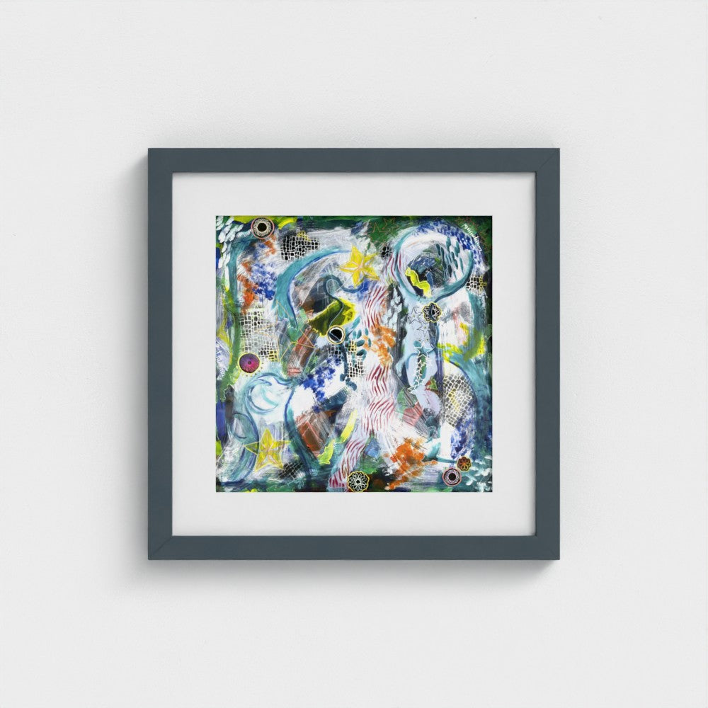 Stars and Spiros - Fine Art Paper Print