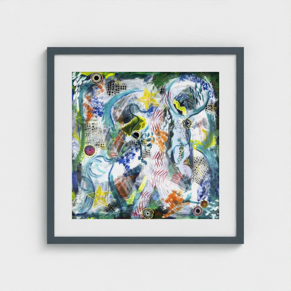 Stars and Spiros - Fine Art Paper Print