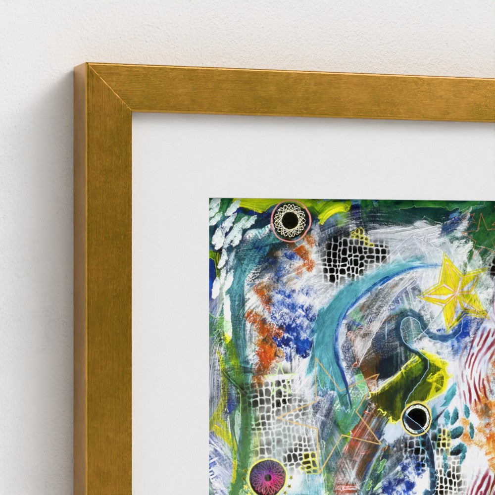 Stars and Spiros - Fine Art Paper Print
