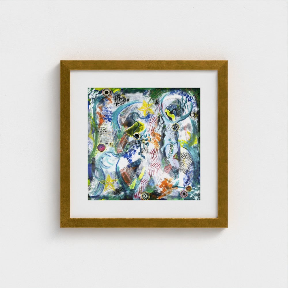 Stars and Spiros - Fine Art Paper Print