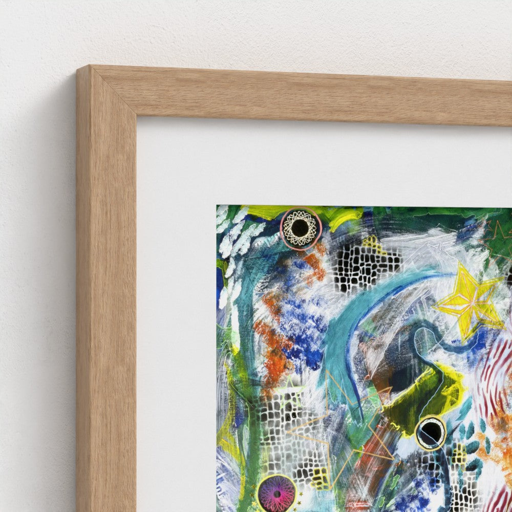 Stars and Spiros - Fine Art Paper Print