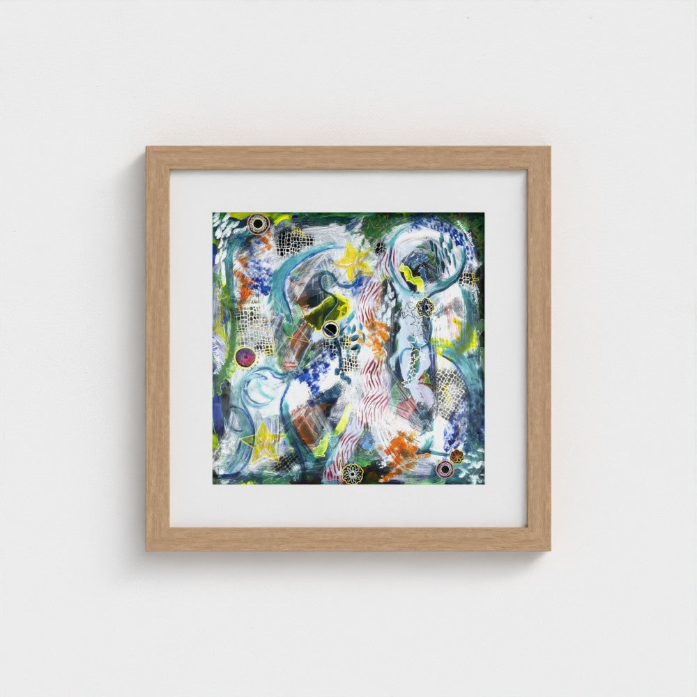 Stars and Spiros - Fine Art Paper Print
