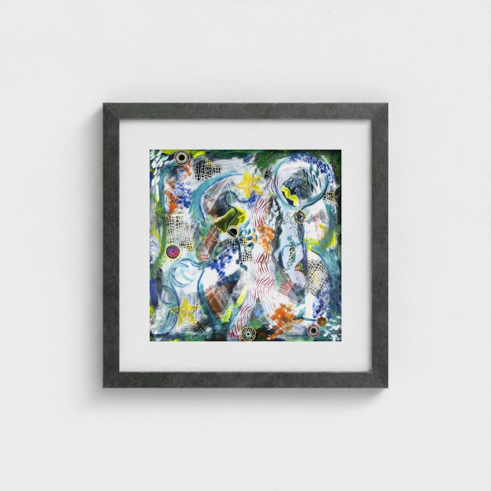 Stars and Spiros - Fine Art Paper Print