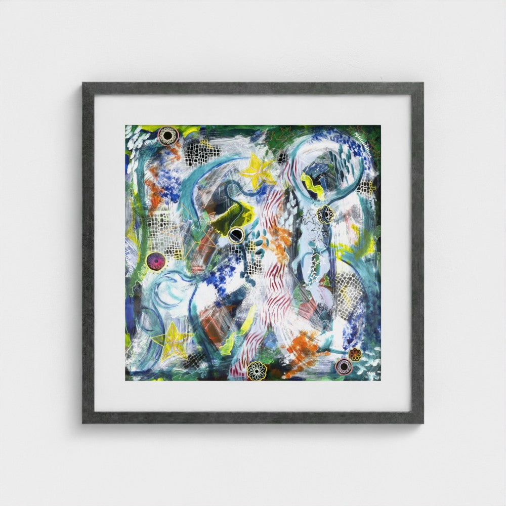 Stars and Spiros - Fine Art Paper Print