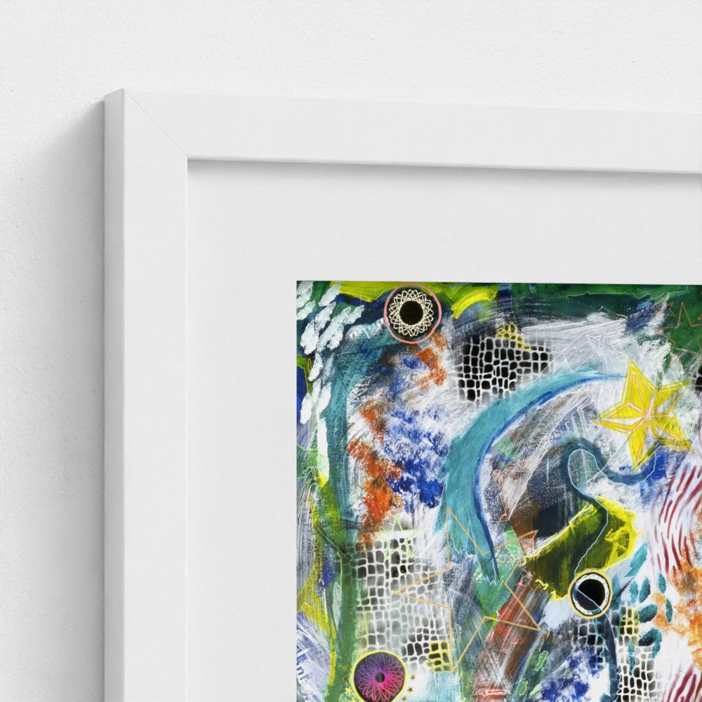 Stars and Spiros - Fine Art Paper Print