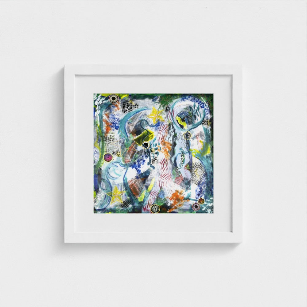 Stars and Spiros - Fine Art Paper Print