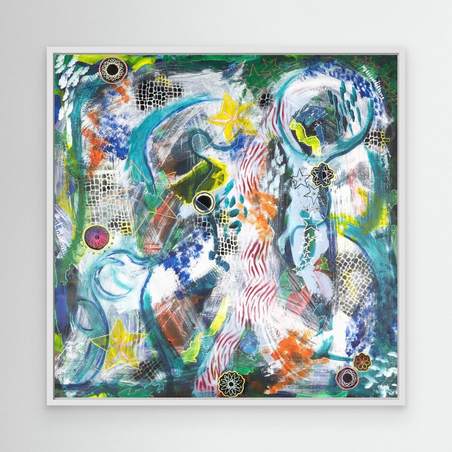 Stars and Spiros - Canvas Art Print